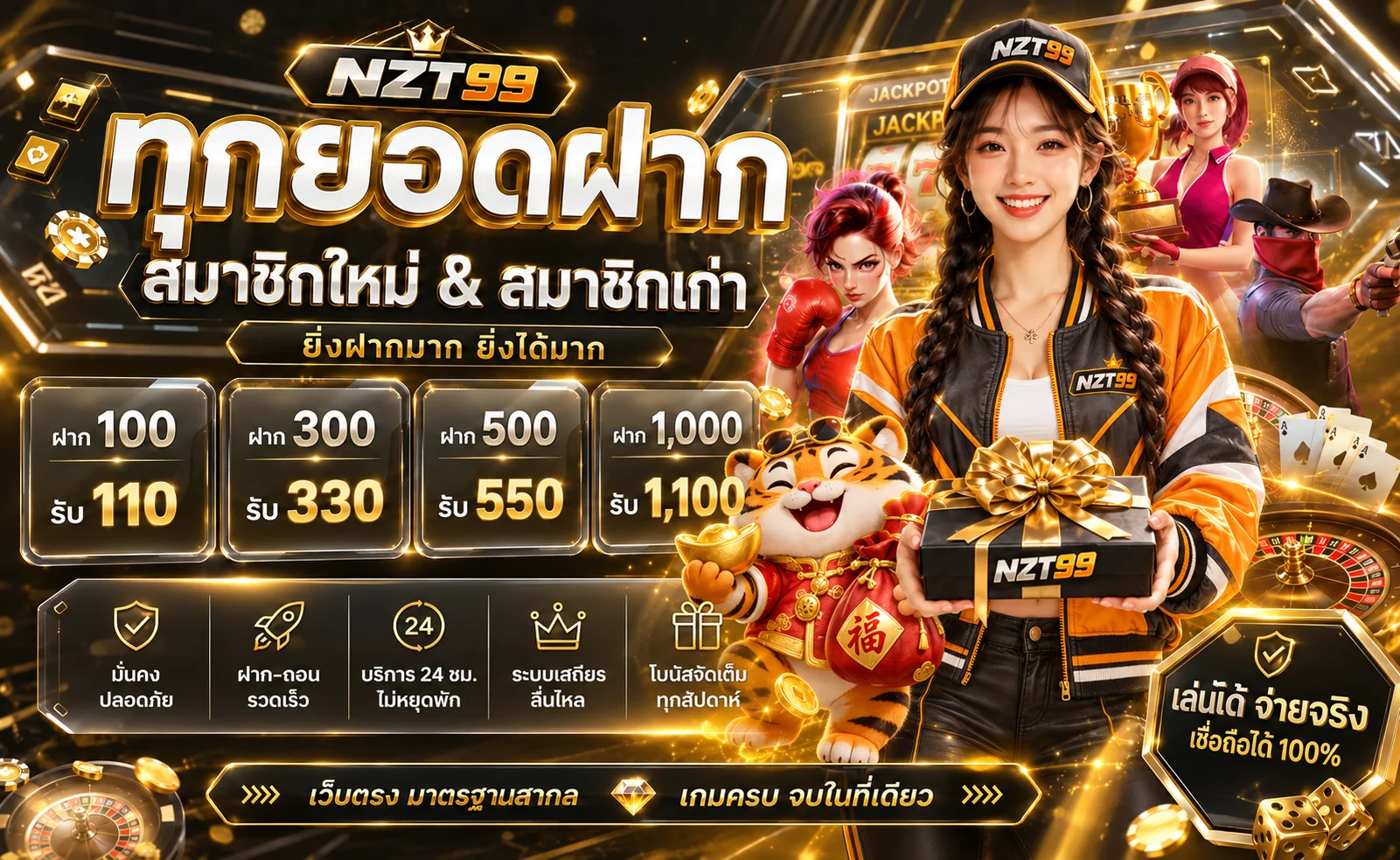 NZT99 ทางเข้าและโบนัสสมาชิก